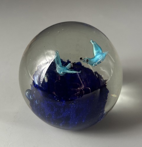 Fermacarte sfera vetro - a,